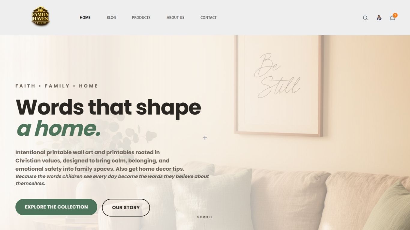 Family Haven Studio Mockup